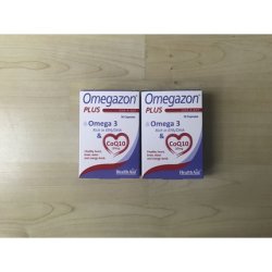 Health Aid Omegazon Plus Omega 3 & Co Q10 30 Capsules