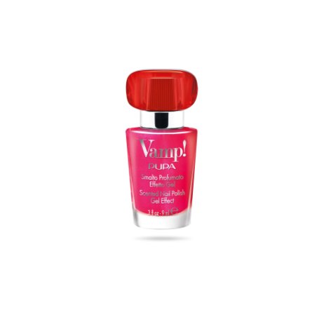 PUPA Milano Vamp! Scented Nail Polish Gel Effect 214 Bomb Fuchsia 9ml