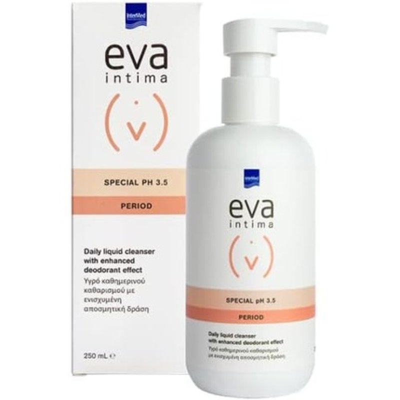 Intermed Eva Intima Special pH 3.5 Period Daily Liquid Cleanser 250ml
