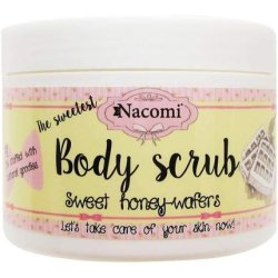 Nacomi Natural Vegan Sweet Honey Wafers Body Scrub 200g