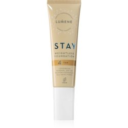 LUMENE Stay Weightless Foundation SPF30 No4 Tan 30ml