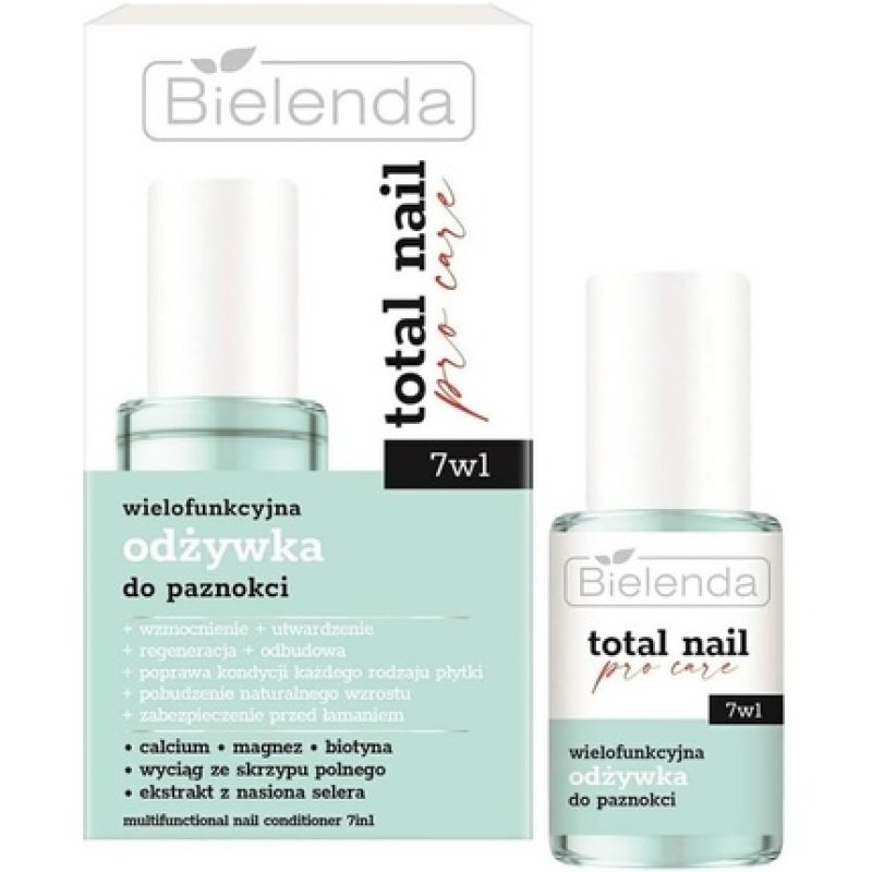 Bielenda Total Nail Pro Care 7in1 Multifunctional Nail Conditioner 10ml