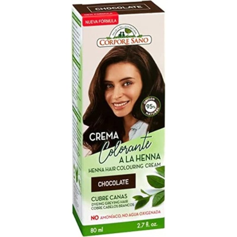 Chocolate Henna Coloring Cream 80ml