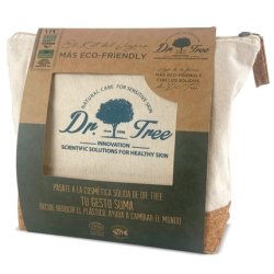 Dr. Tree The Traveller's Kit Moisturizing Shampoo Peeling Shower Gel Bamboo Soap Dish Eco Toiletry Bag