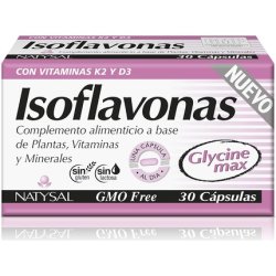 Nutricosmetics Natysal Isoflavonas Con Vitaminas K2 D3 Nuevo 30 Cap