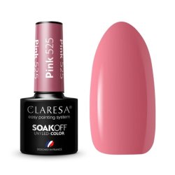 Claresa UV LED Nail Polish Collection Hybrid Manicure Soak Off - 5ml Pink Color No. 525