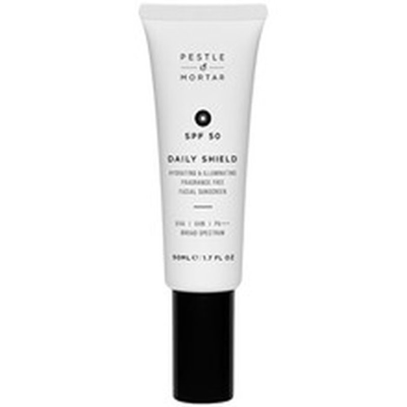 Pestle & Mortar Daily Shield Facial Sunscreen - Hydrating And Brightening Face Cream