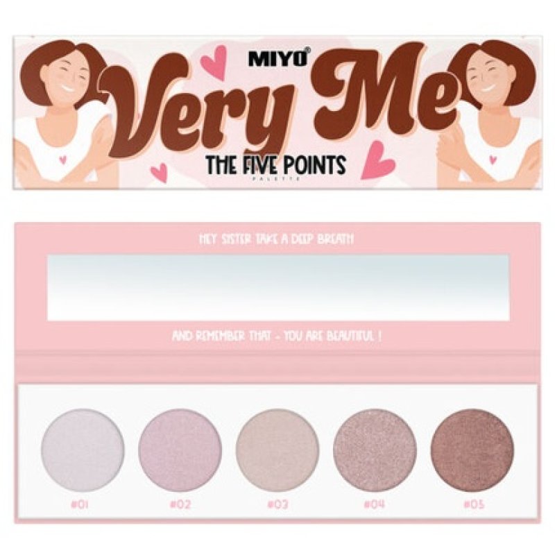 MIYO The Five Points Eyeshadow Palette 6.5g