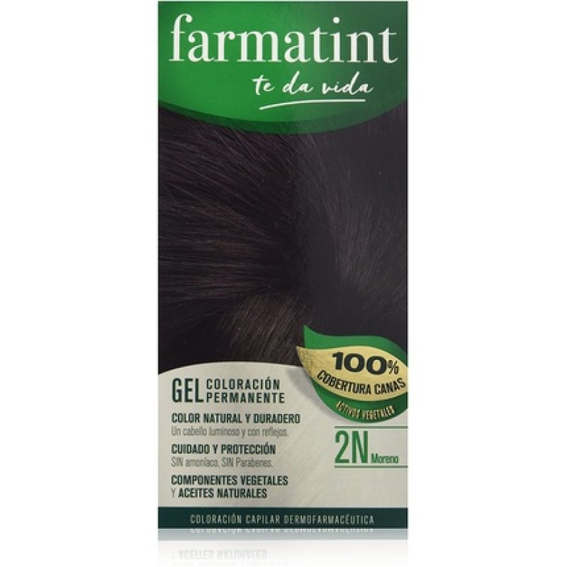 Farmatint Permanent Gel Hair Dye 2N Dark