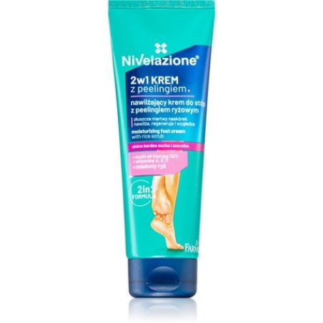 FARMONA Nivelazione Moisturizing Foot Cream with Rice Peeling 100ml