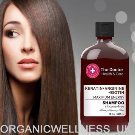 THE DOCTOR Health & Care Keratin Arginine Biotin Hair Shampoo 355ml