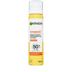 Garnier Brightening Over Make-Up Uv Mist Spf 50 With Vitamin C, 75 Ml