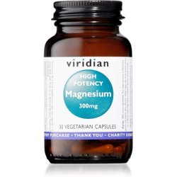 Viridian High Potency Magnesium 300mg 30 Vegetarian Capsules