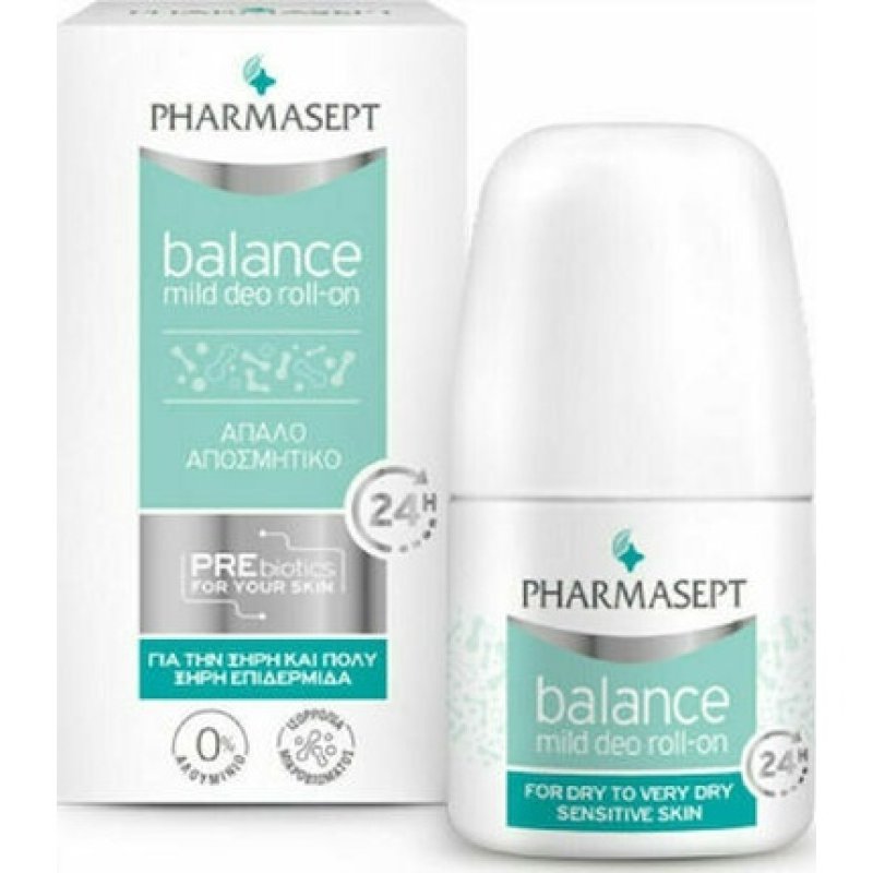 Pharmasept Balance Mild Deodorant 24h For Dry Skin Roll-On 50ml