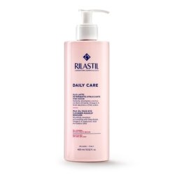 Rilastil Daily Care Cleansing Milk Oil for Face and Eyes Nourishing Makeup Remover for Sensitive and Dry Skin Soothing