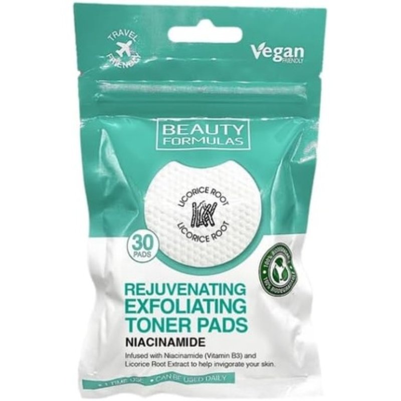 Beauty Formulas Exfoliating Toner Pads