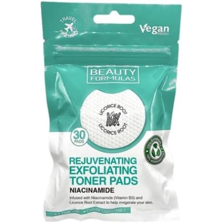 Beauty Formulas Exfoliating Toner Pads