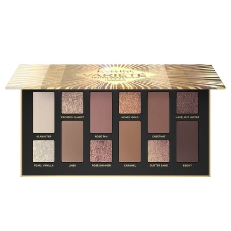 Variete Eyeshadow Palette Timeless Bronze Edition - 12 Shades, 95g