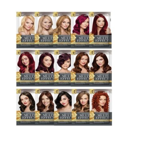 Joanna Multi Effect Keratin Hair Colour Shampoo Dye Sachet 15 Shades