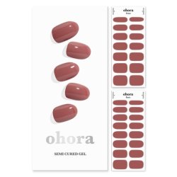 ohora Semi Cured Gel Nail Strips N Cream Rose