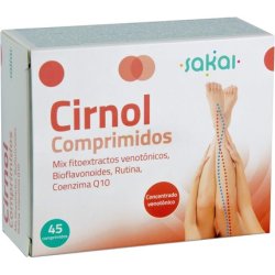 Sakai Cirnol Tablets with Ginkgo, Horse Chestnut and Butcher's Broom - Improves Blood Circulation and Reduces Leg