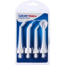 Lacer HIDRO Refills for Advanced Hydro Oral Irrigator Dental Brush Tongue and Subgingival Cleaner Electric Brush Oral
