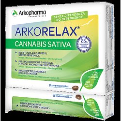 Arkorelax Cannabis Sativa Arkopharma 30 Tablets