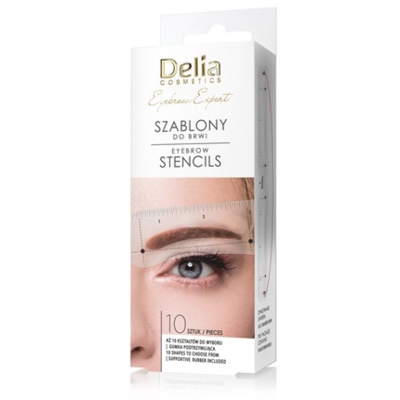 Delia Eyebrow Stencils 10 Pieces