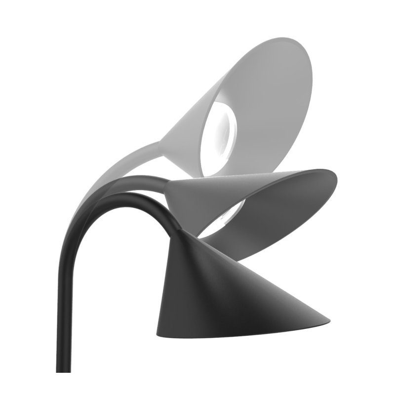 Unilux 400077402 lampe de table 4 W LED Noir