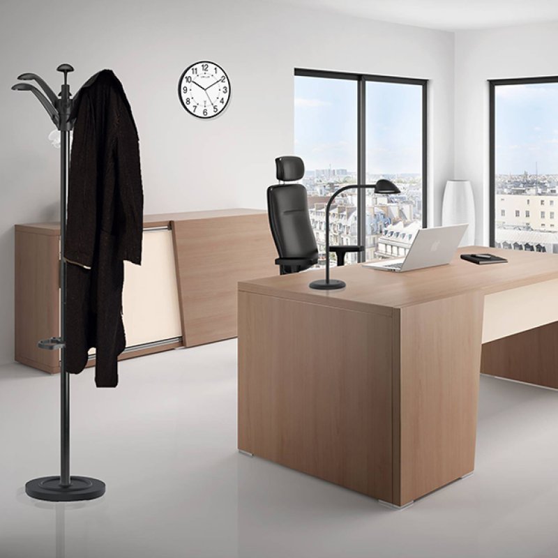 Unilux 100340712 coat rack Floorstanding 6 hook(s) Metallic