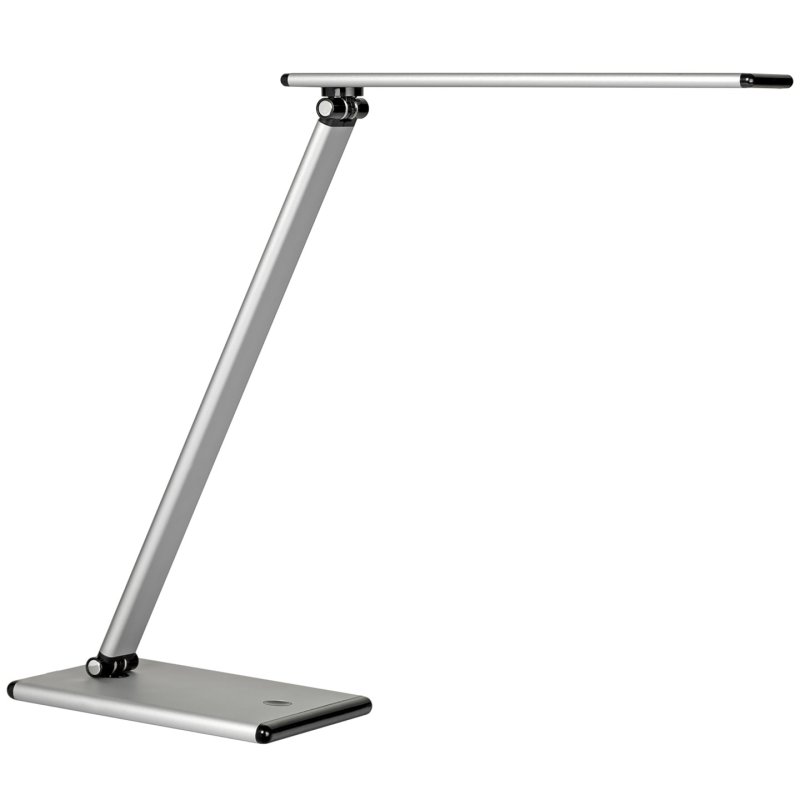UNiLUX Lampe de bureau à LED TERRA, couleur: gris métallisé