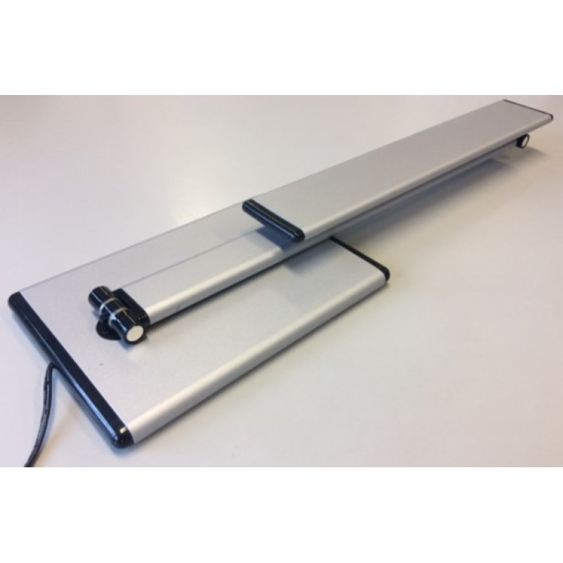 UNiLUX Lampe de bureau à LED TERRA, couleur: gris métallisé