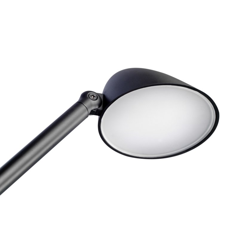UNiLUX Lampe de bureau à LED JACK, avec port USB, noir