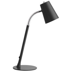 Unilux Flexio 2.0 lampe de table E14 5 W LED Noir
