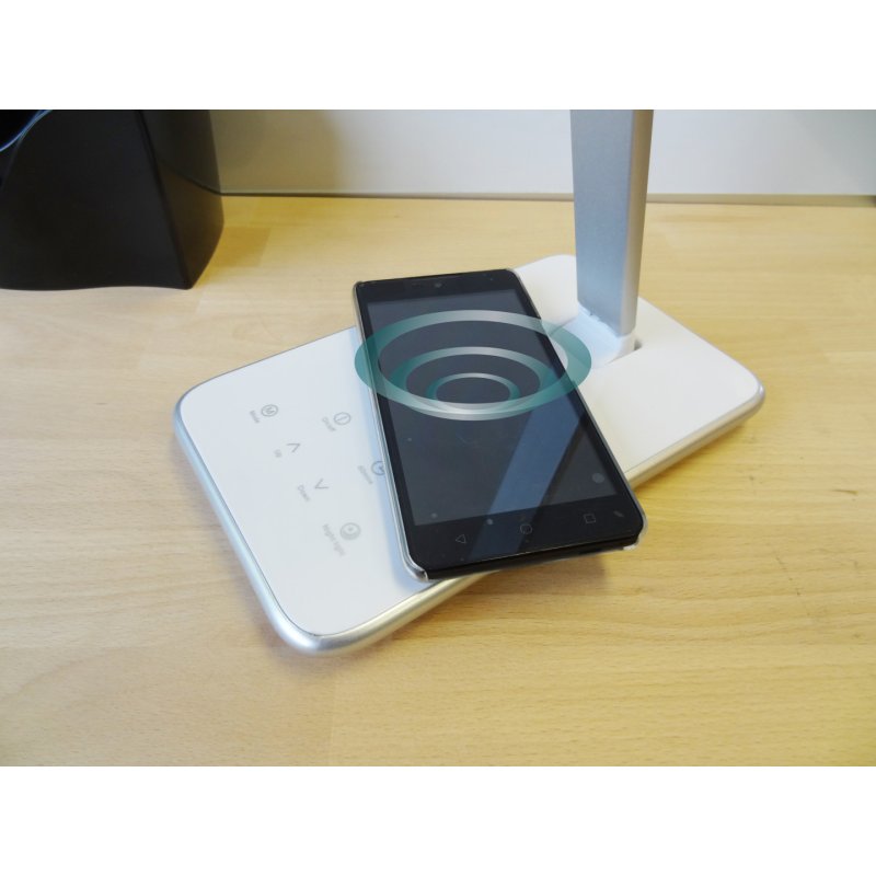 Unilux JAZZ table lamp 11 W LED Metallic, White