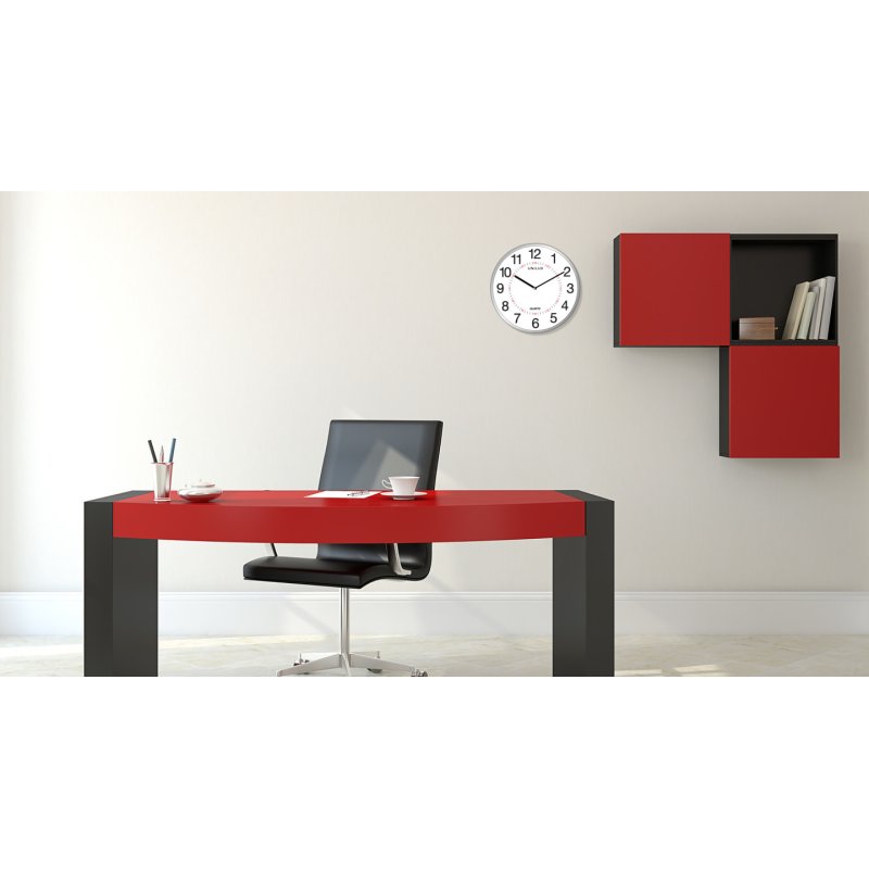 UNiLUX Horloge murale à quartz "ARIA", diamètre: 305 mm