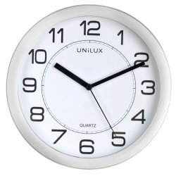 Unilux Attraction Quartz clock Round Grey