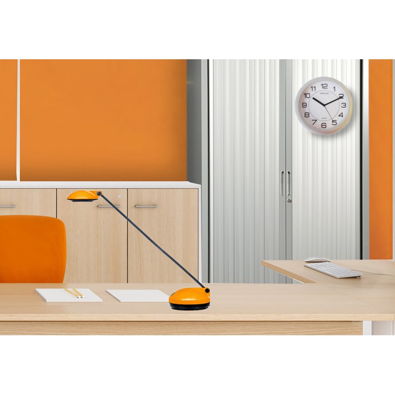 Unilux Attraction Quartz clock Round Grey