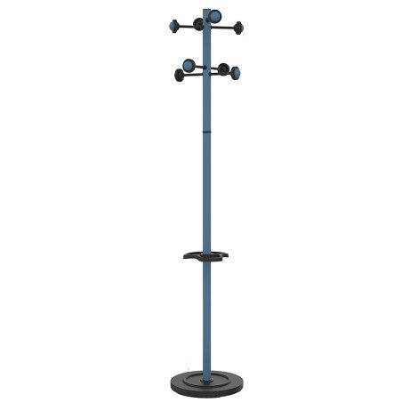 Unilux Accueil coat rack Floorstanding 8 hook(s) Blue