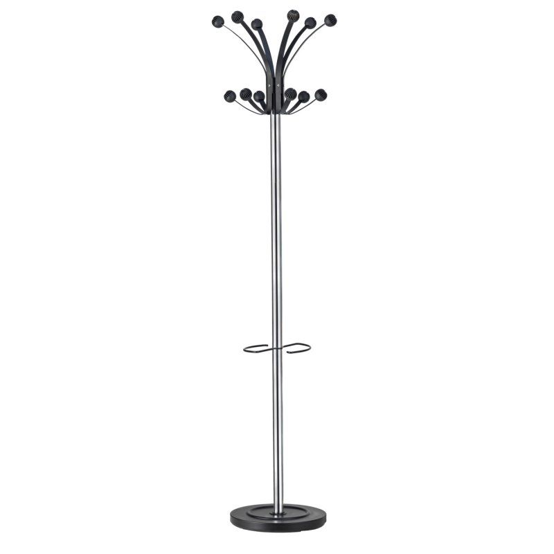 Unilux HAKEA porte-manteaux Colonne 12 crochet(s) Chrome