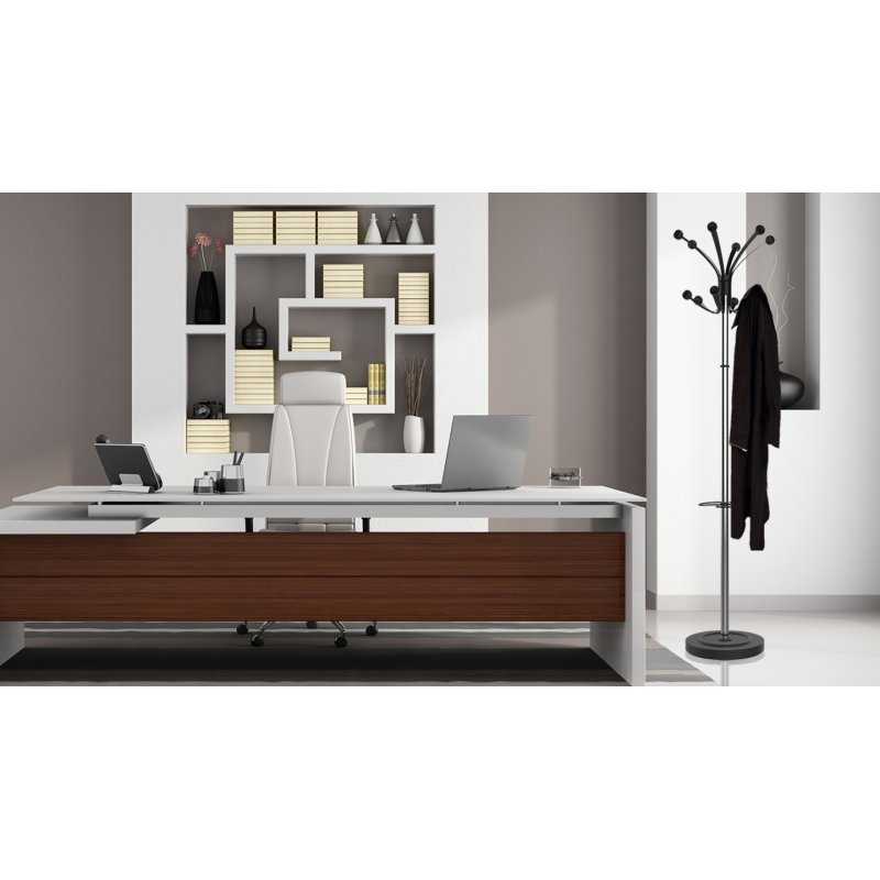 Unilux HAKEA coat rack Floorstanding 12 hook(s) Chrome