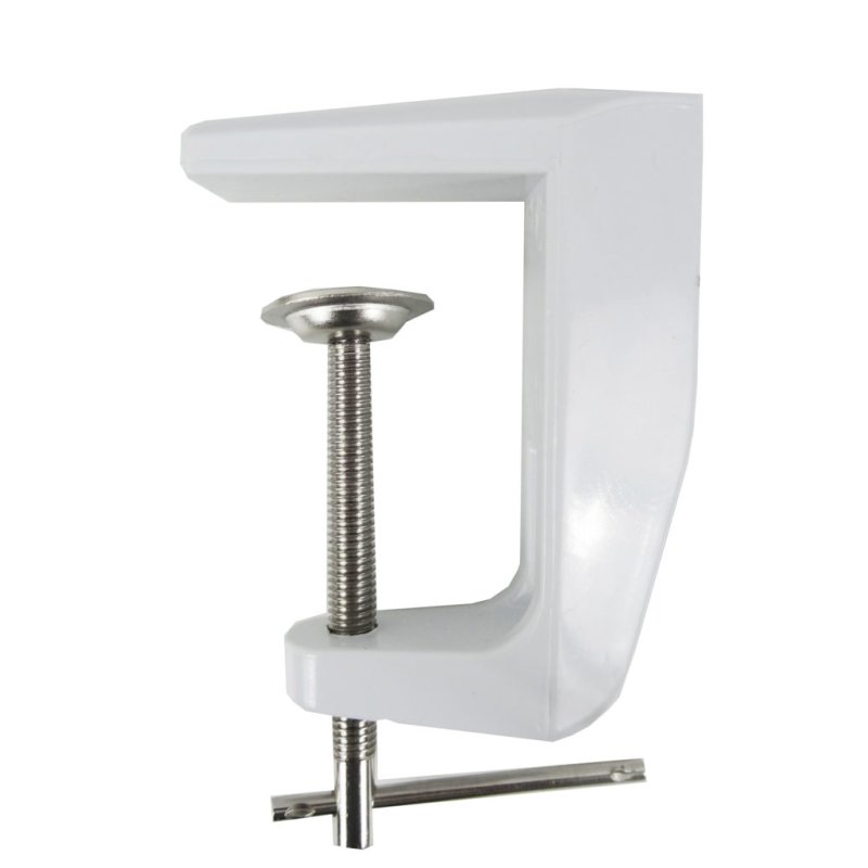 UNiLUX Lampe loupe à LED ZOOM, avec pince de table, blanc