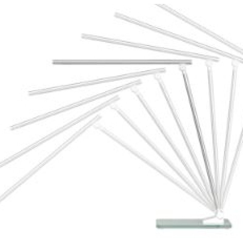 UNiLUX Lampe de bureau à LED POPY, dimmable, socle en verre