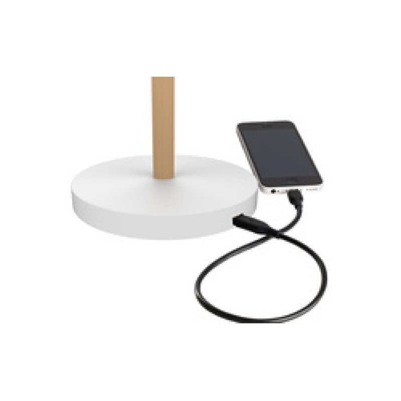 UNiLUX Lampe de bureau à LED VICKY, dimmable, hêtre/noir