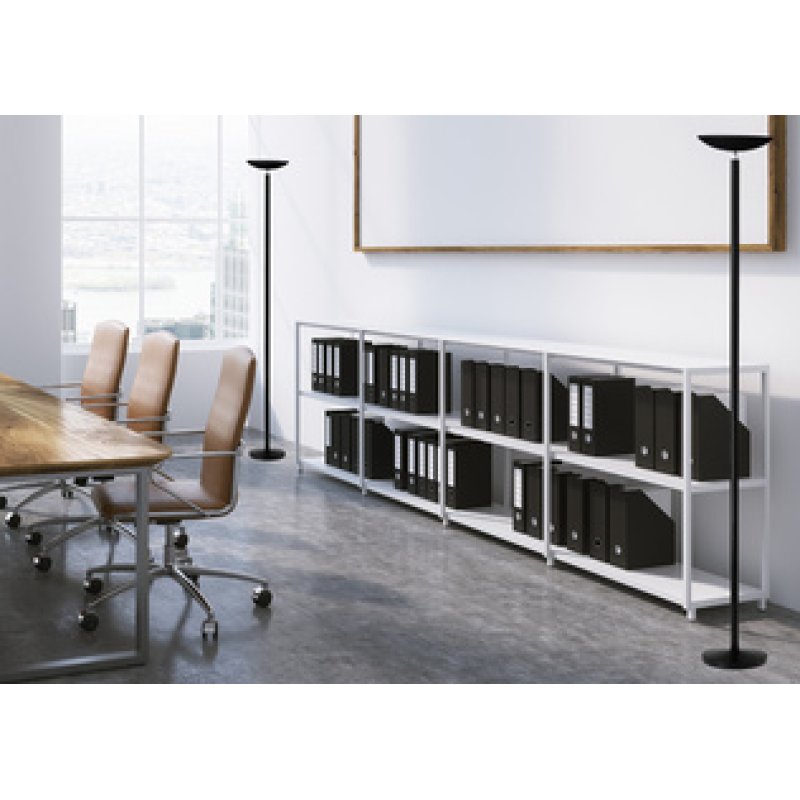 UNiLUX Lampadaire à LED FIRST, gris métallisé