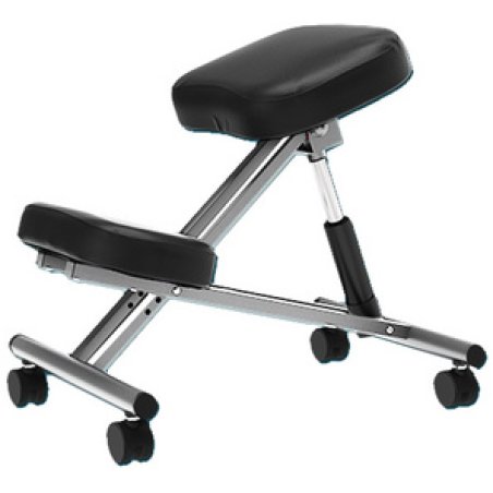 UNiLUX Tabouret ergonomique assis-genoux ERGO LEG, noir