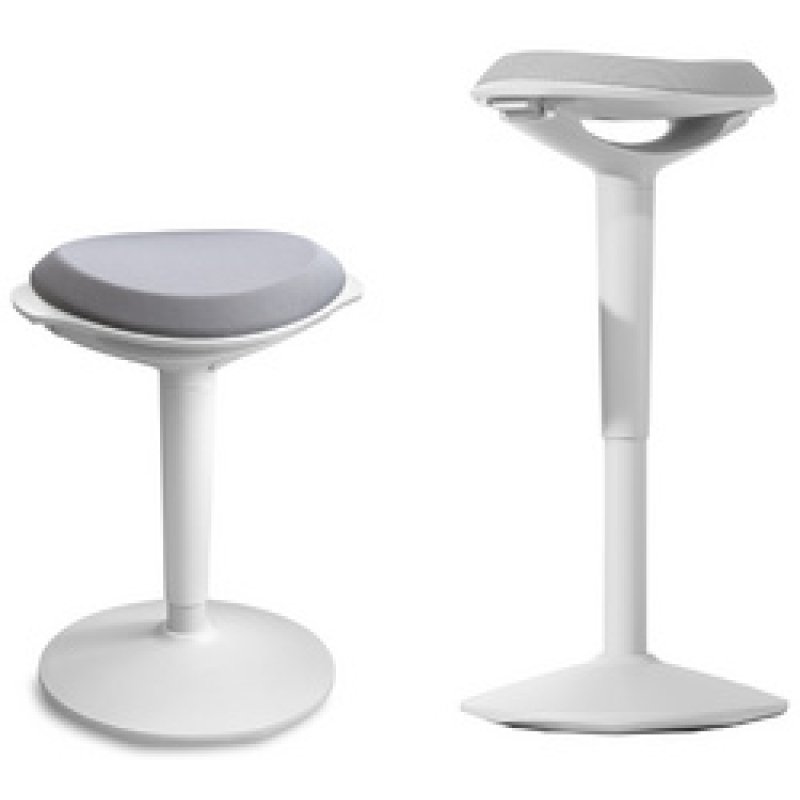 UNiLUX Tabouret ergonomique ERGO BOOST, blanc-gris