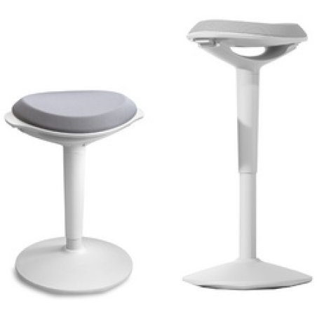 UNiLUX Tabouret ergonomique ERGO BOOST, blanc-gris