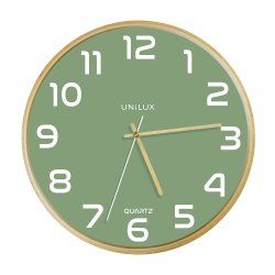UNiLUX Horloge murale à quartz "BALTIC", vert