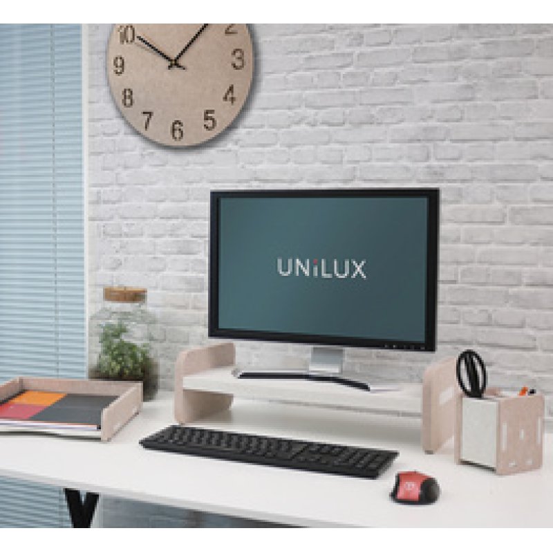 UNiLUX Horloge murale à quartz "HELLO", diamètre 400 mm